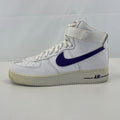 Nike Air Force 1 High '07 Court Trainers White/Purple UK size 9.5