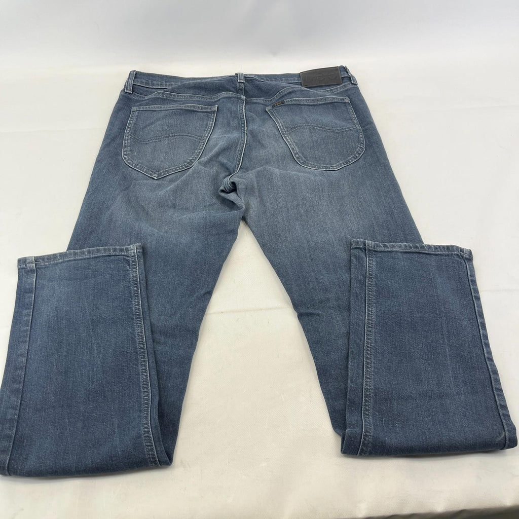 Lee Daren Men's Grey Taper Slim Stretch Denim Jeans size W34" L34"