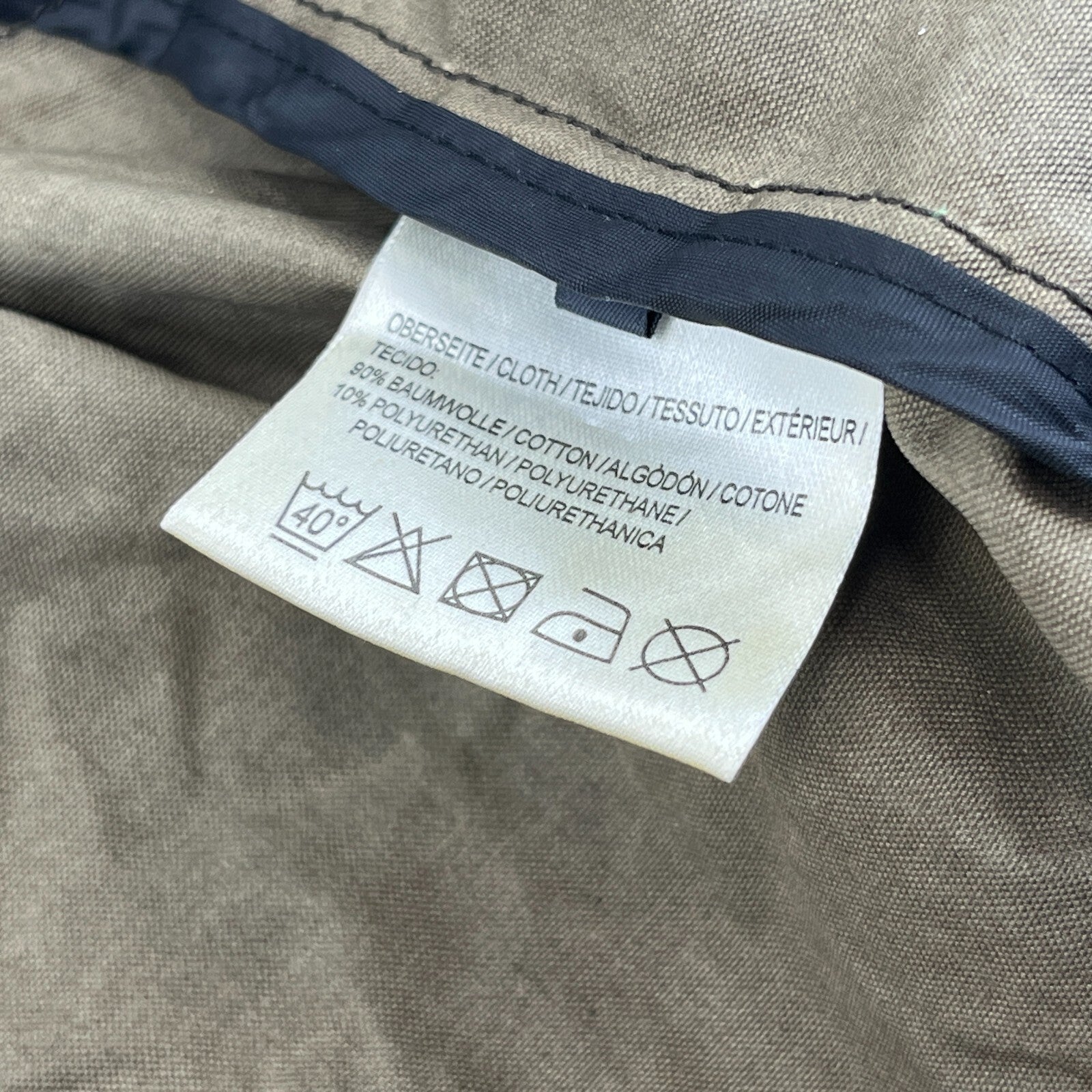 Marc O’Polo Mens Waxed Overcoat Jacket Wax Coat EU size 54 (UK Large)