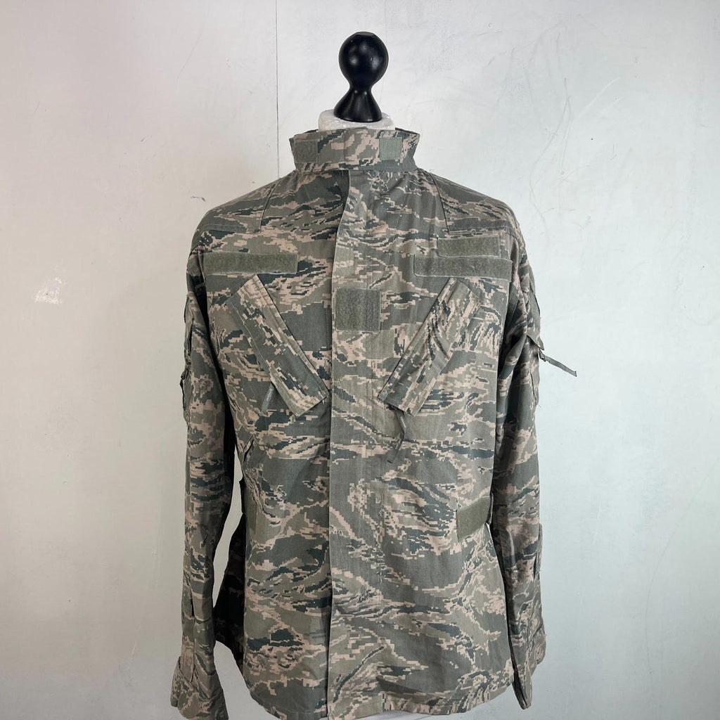 US Air Force Tactical Flight Duty Uniform Jacket Tiger Stripe BDU Medium Short