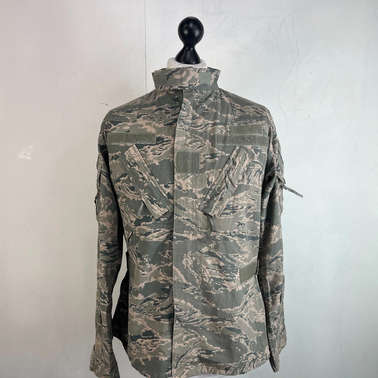 US Air Force Tactical Flight Duty Uniform Jacket Tiger Stripe BDU Medium Short