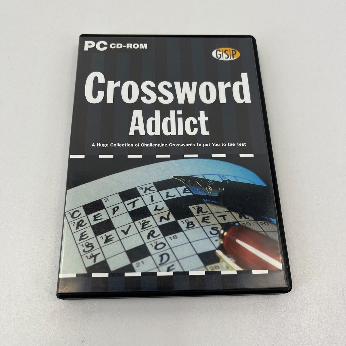 Crossword Addict PC CD-Rom - PC Computer Game - Near Mint Condition