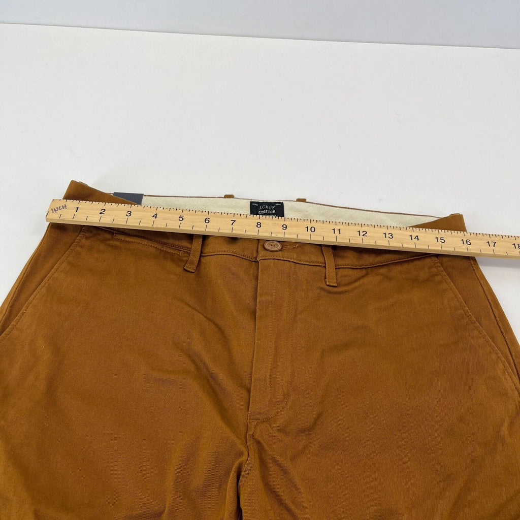 J Crew 484 Slim Fit Stretch Chino Trousers Sandy Brown W32" L30" New with Tags