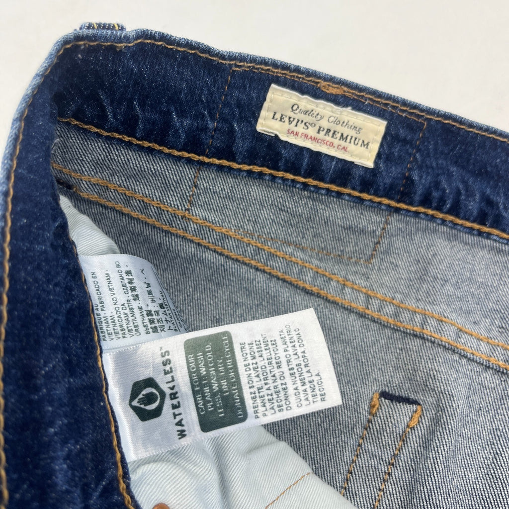 Levi's 510 Premium Big E Jeans W30" L32" Mid Blue Denim Slim Stretch
