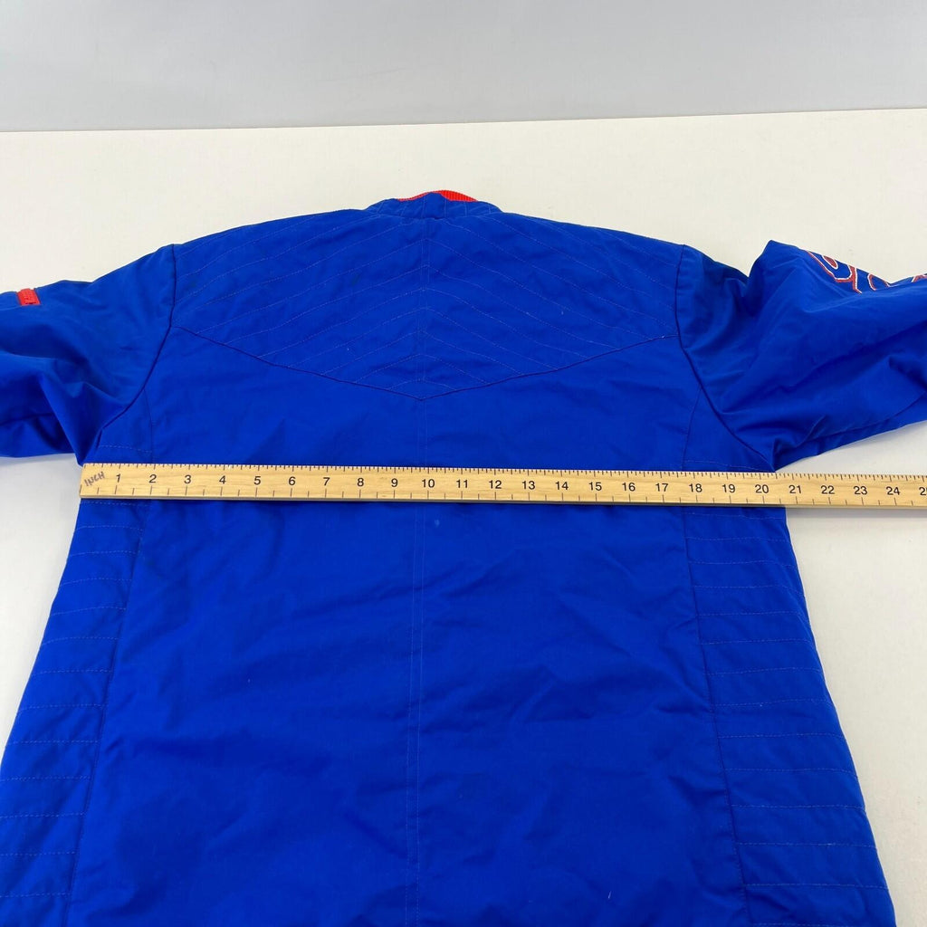 Vintage Adidas Insulated Team Jacket Mens Blue/Red UK size Small