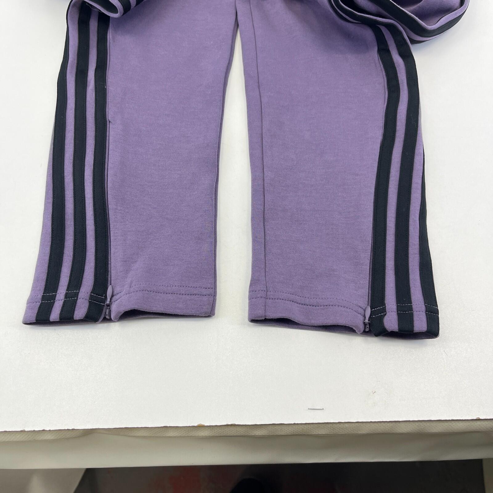 Adidas Women's Purple Jogging Pants Joggers Track Bottom size 12 (M) - New