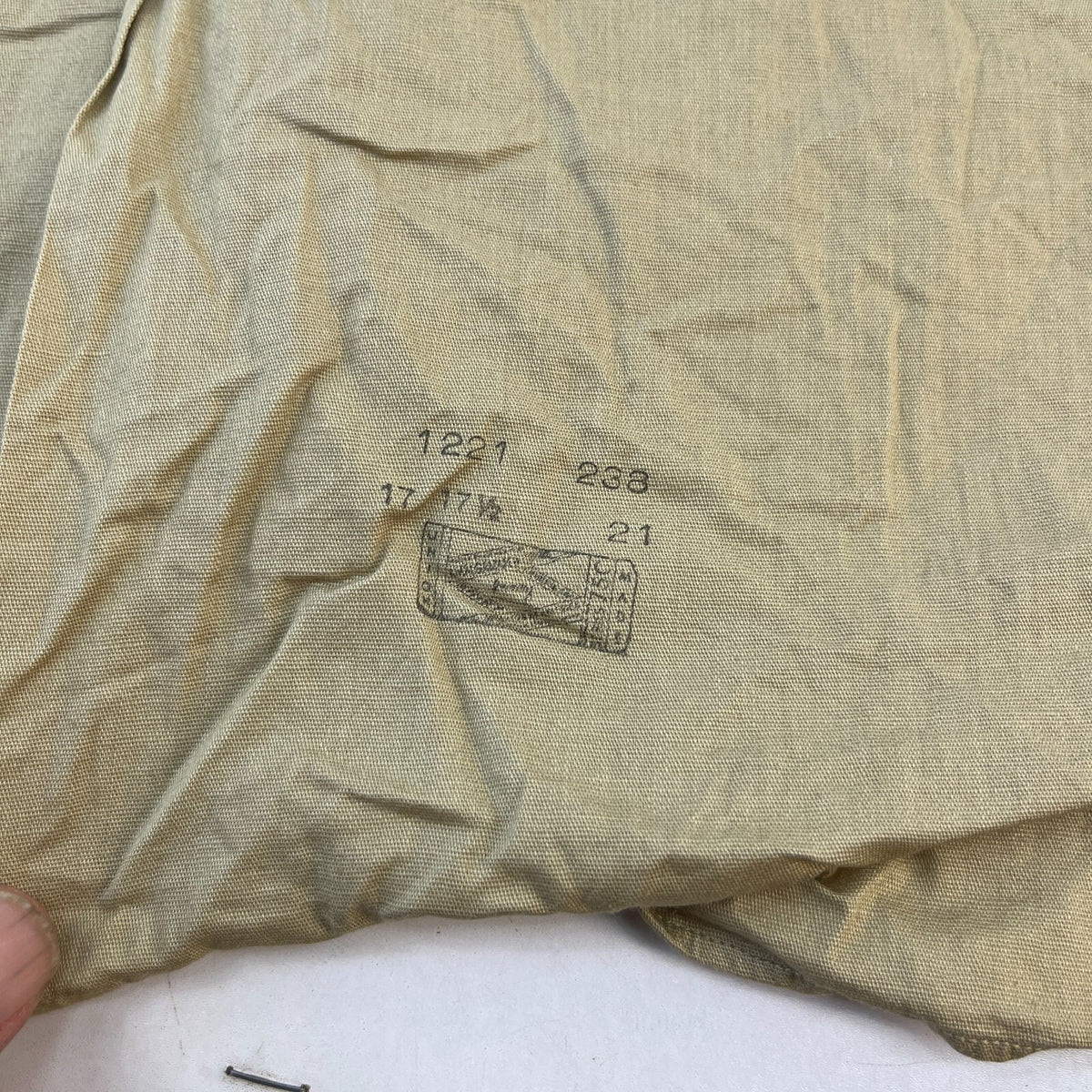 Vintage Elbeco USMC Marines Workwear Twill Shirt Short Sleeve US Military XL