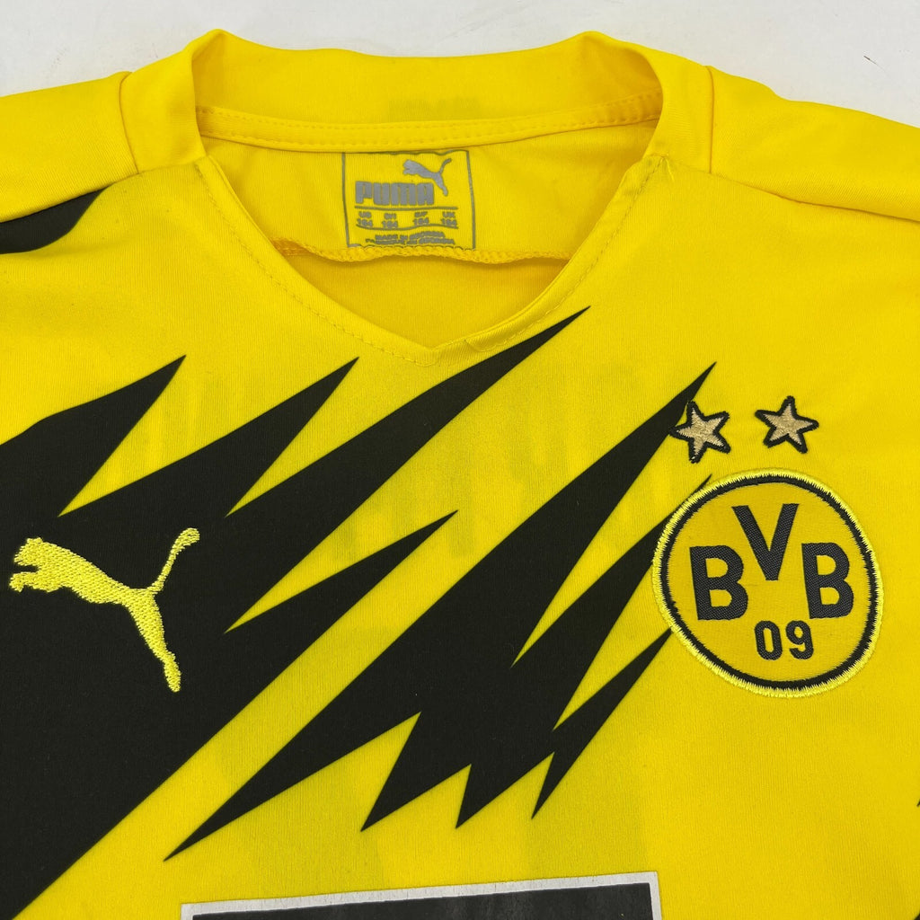 Borussia Dortmund 20/21 Home Football Shirt Kids Large (164cm) #17 Haaland