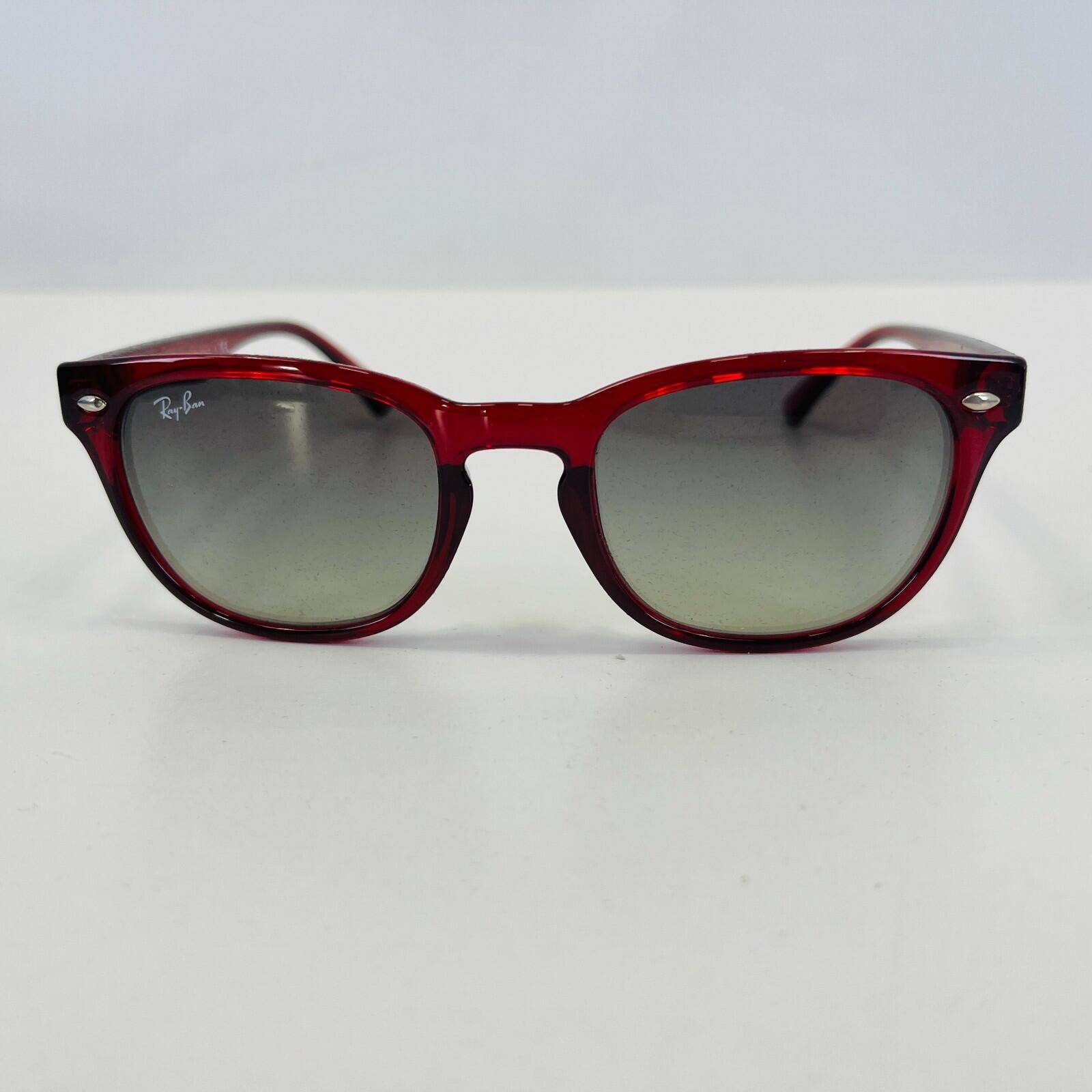 Ray-Ban RB4140 735/32 49/20 145 2N Sunglasses in Red Rubin 49mm Lenses - New
