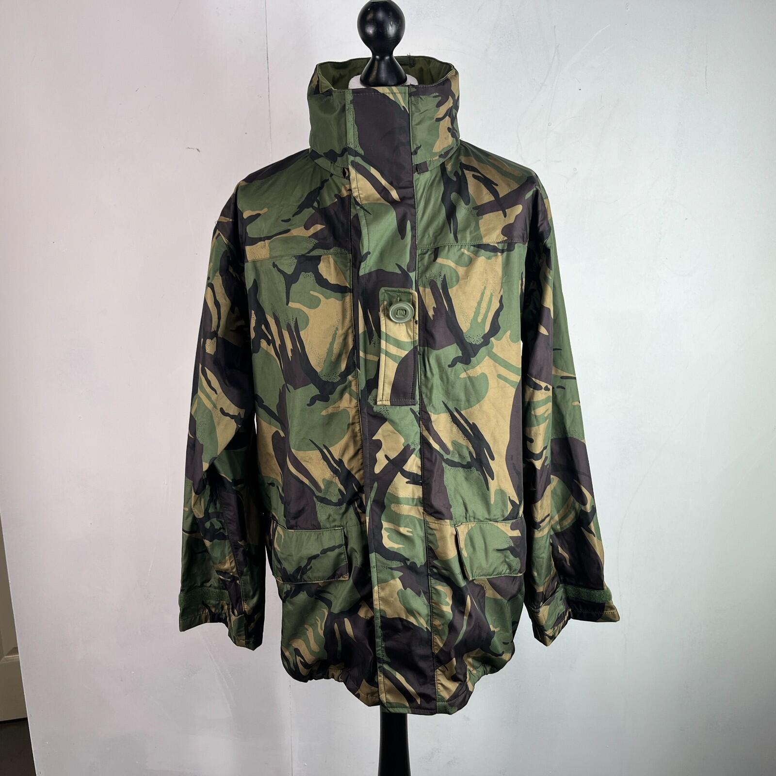 British DPM Camouflage Waterproof Camo Jacket Coat Hooded 180/104 Large