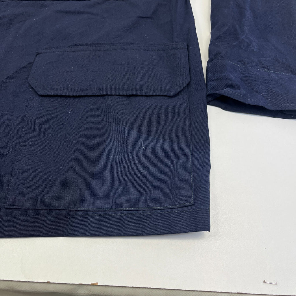 Balsan French Military Chore Jacket size 128L (UK XL) Navy Blue Workwear Canvas