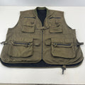 B Square Khaki Green Men's Fishing Vest Gilet Hunting Shooting size 2XL