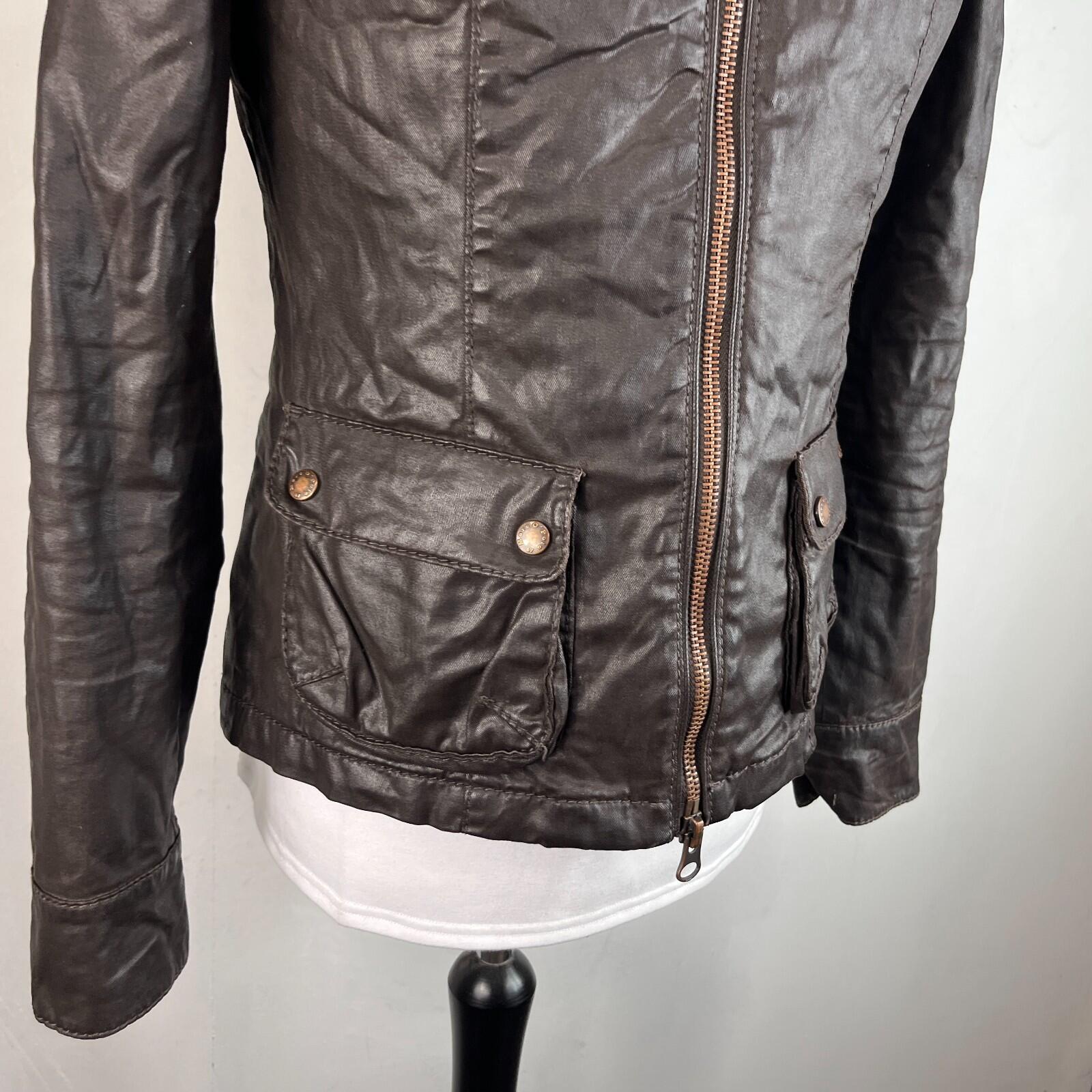 Marc O'Polo Women's Brown Short Wax Jacket size EU 40 / UK M