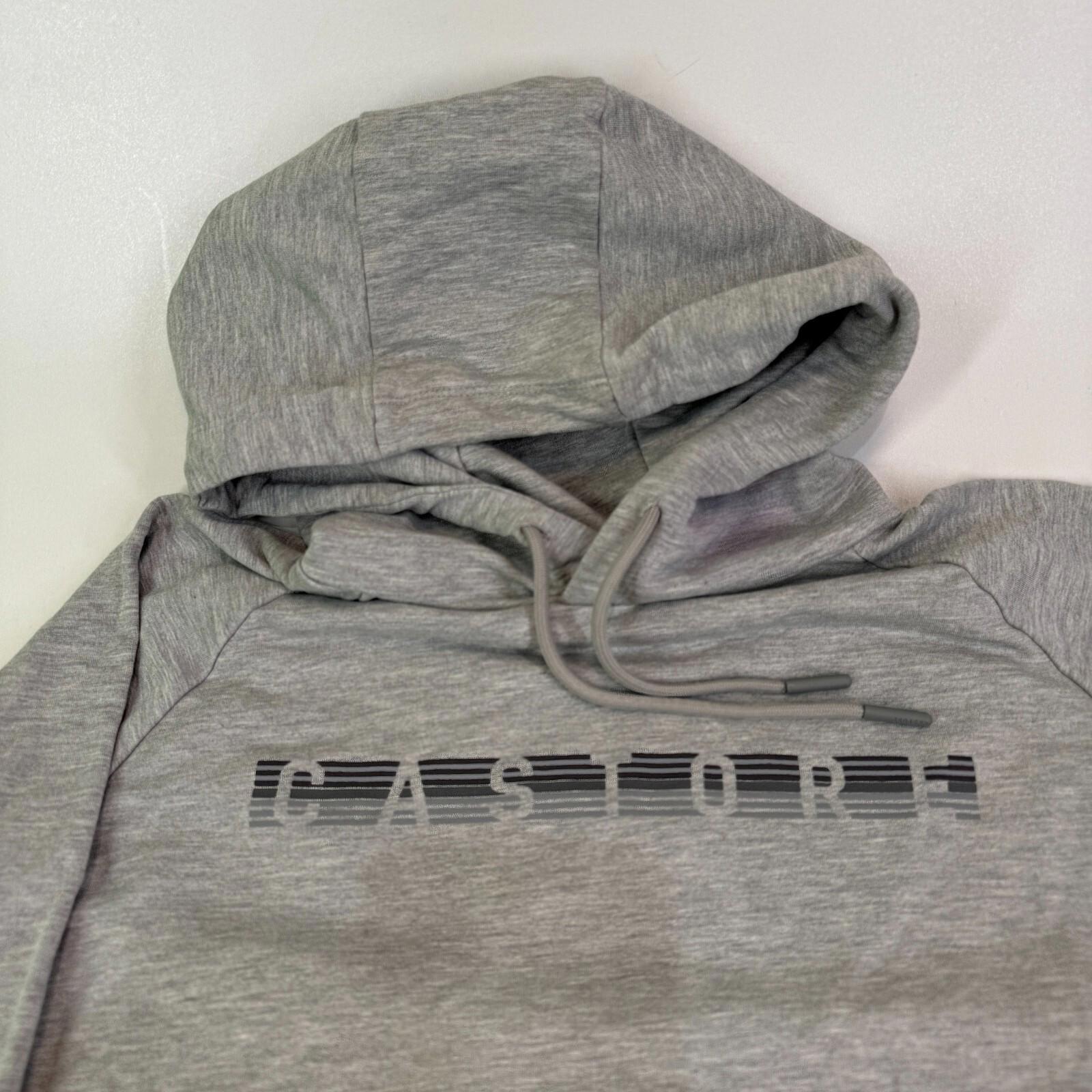Castore Graphic Spellout Hoodie Grey size Small - VGC