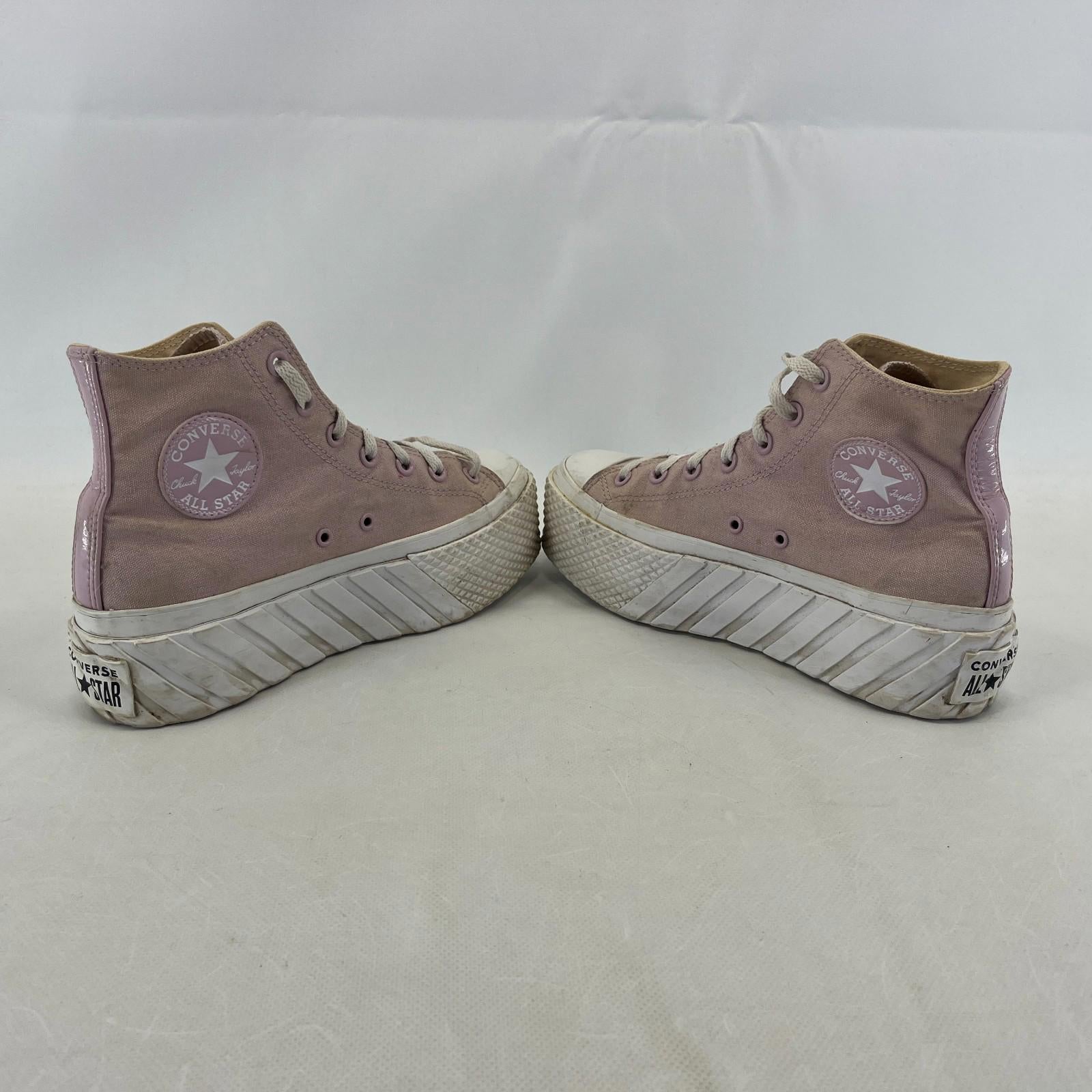 Converse Chuck Taylor Size UK 6 Dusty Pink Canvas High Top Trainers