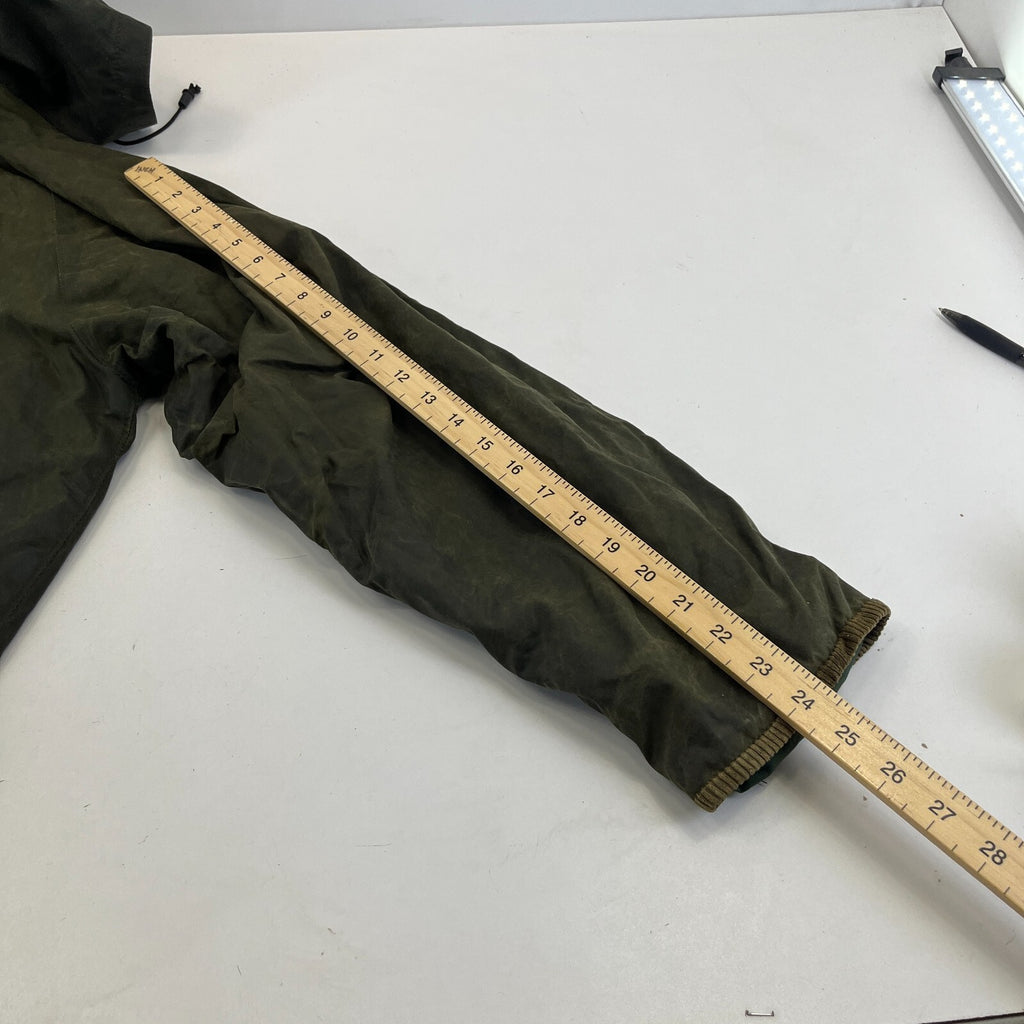 Whatbaron Kruegercoat Wax Cotton Jacket Green size Large