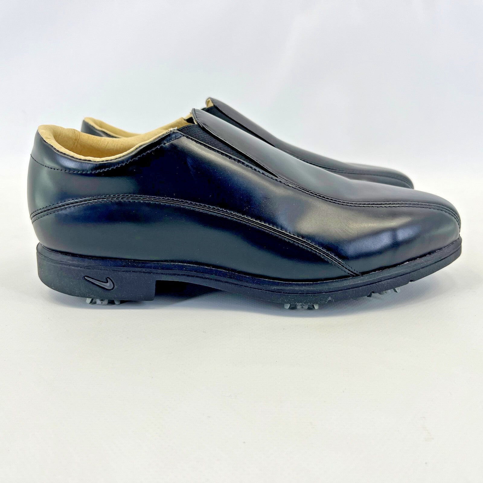 Nike Golf Verdana Air Comfort Slip On Black Leather Golf Shoes UK Women's UK 6