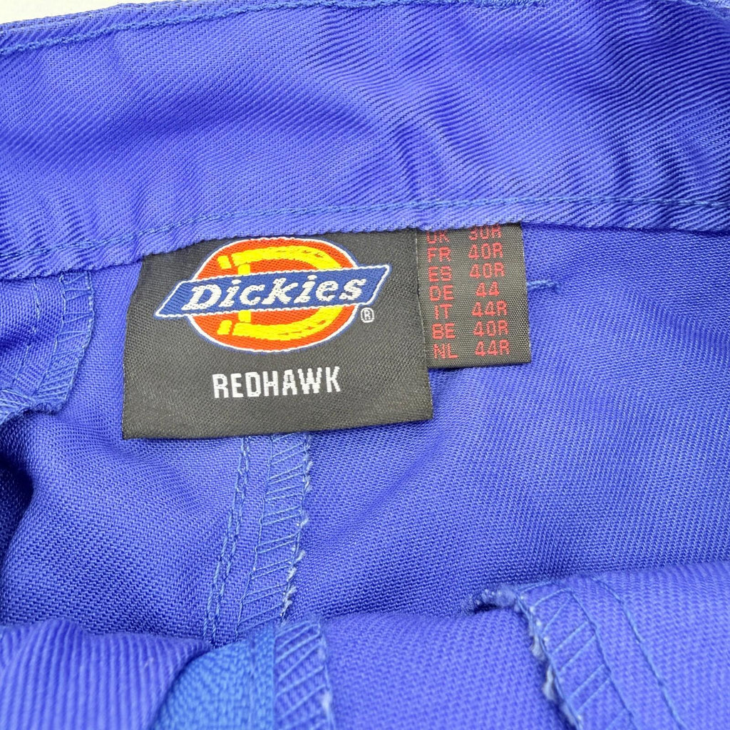 Dickies Redhawk Work Cargo Trousers in Blue W30R Sparky