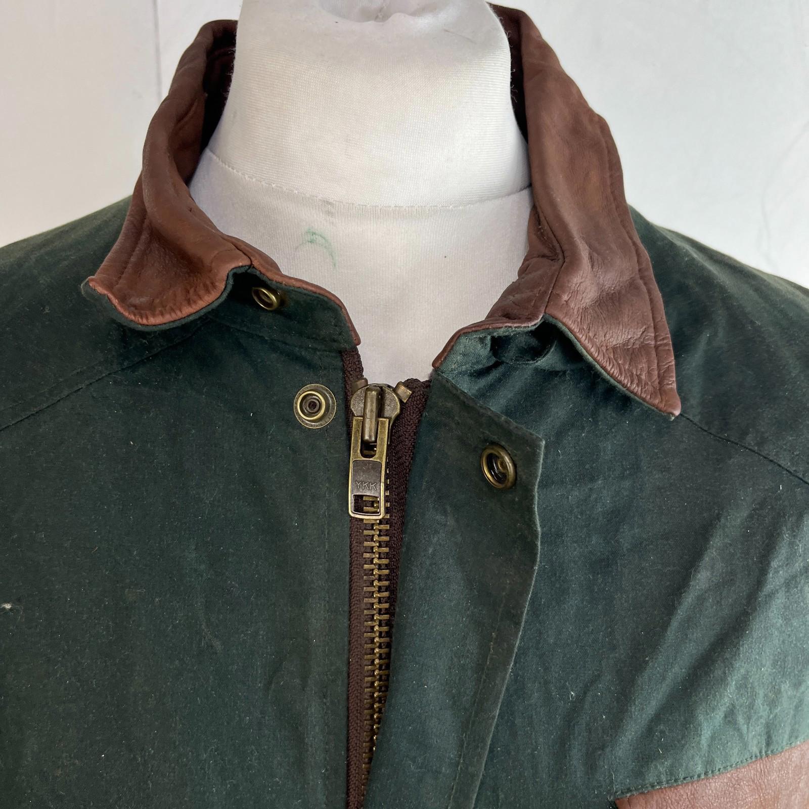 Koolah Middy Premium Wax Jacket Dark Green Made in Canada size 2XL fits like 4XL