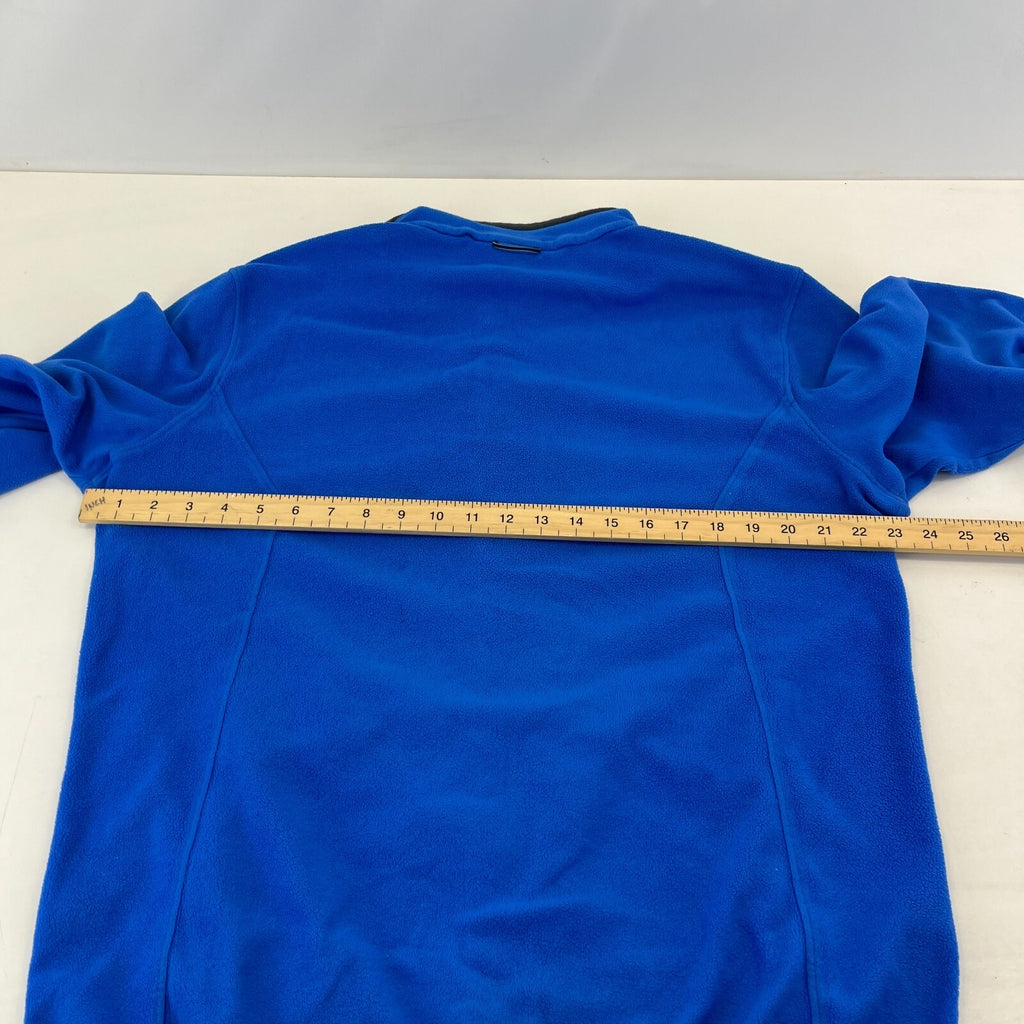 The North Face Men's Blue Fleece Full Zip Jacket with Zip Pockets size Large