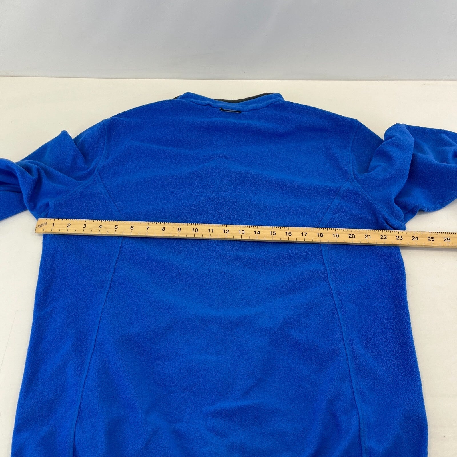 The North Face Men's Blue Fleece Full Zip Jacket with Zip Pockets size Large
