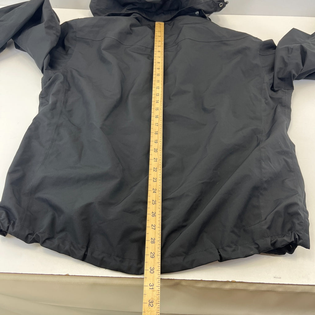 Helly Hansen Helly Tech Workwear Hooded Waterproof Jacket in Black size XL