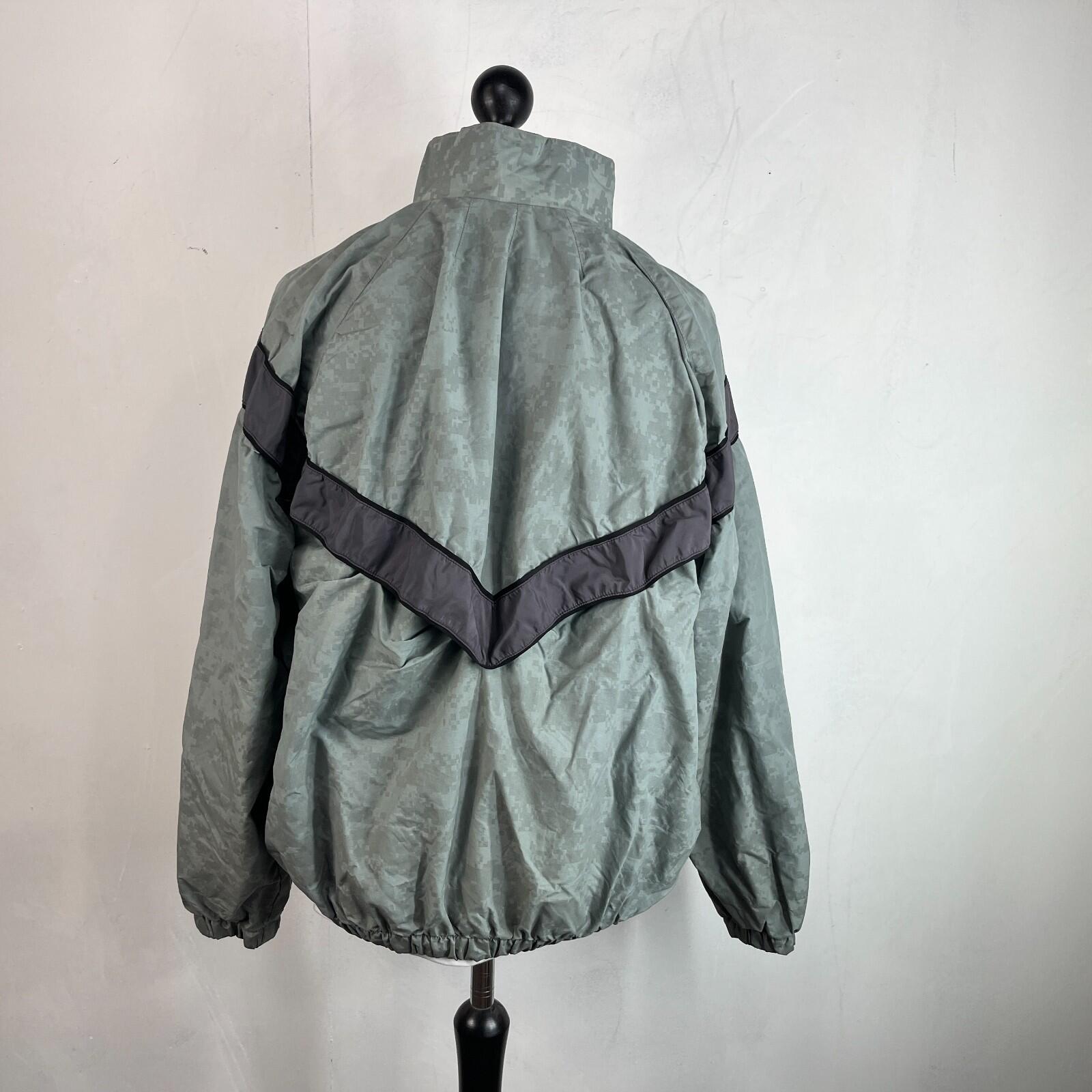 US Army Bomber Jacket Grey Digital Print Windbreaker US size Medium-Regular