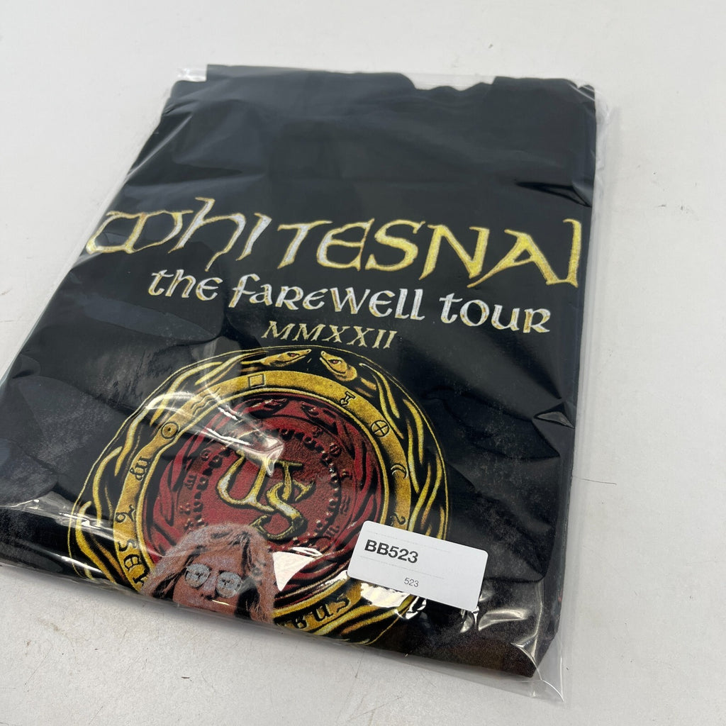 Whitesnake Farewell Tour 2022 T-Shirt in Black size Medium Excellent Condition