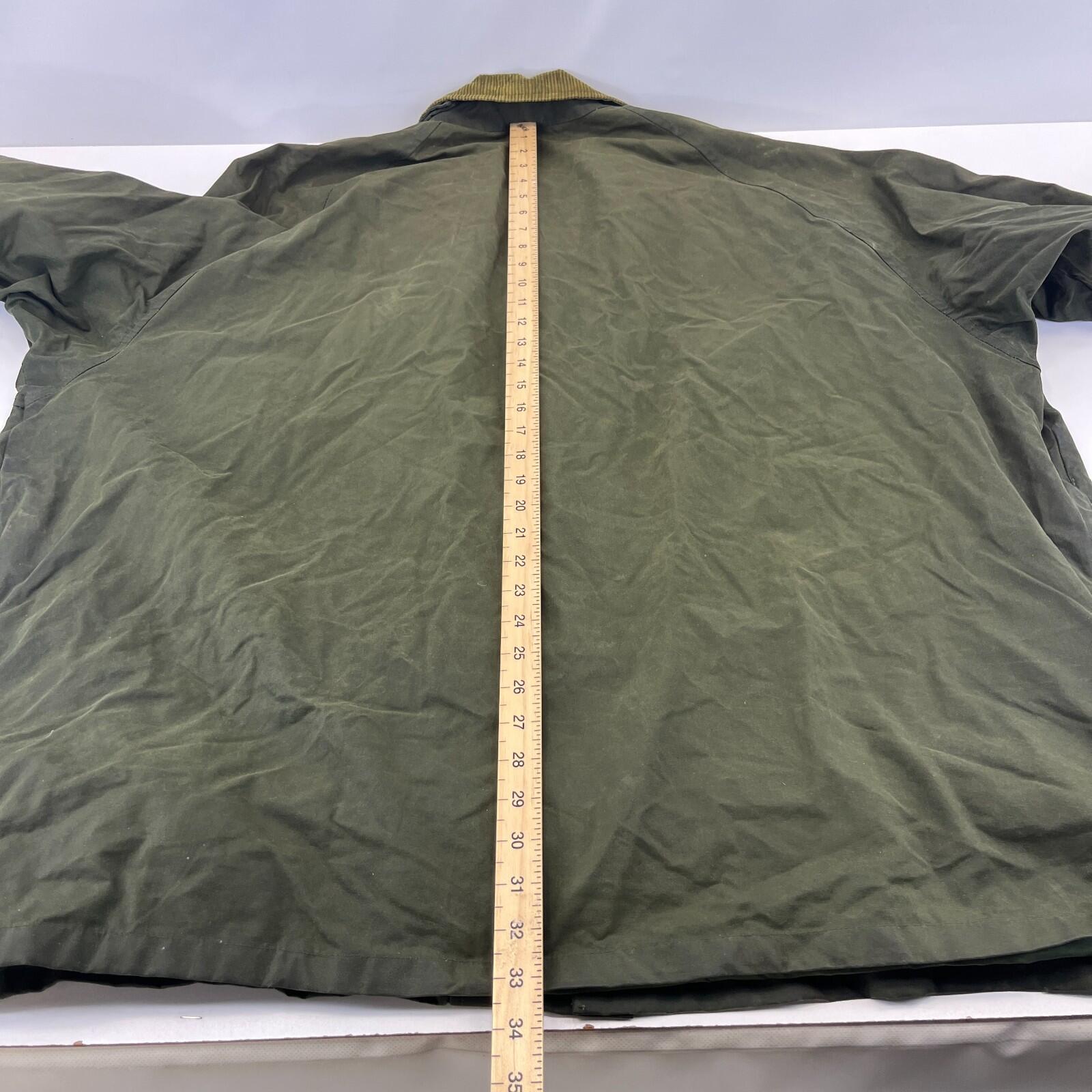 Decathlon Geologic Green Wax Jacket Size 3XL w/ Poachers Pocket Hunting Shooting