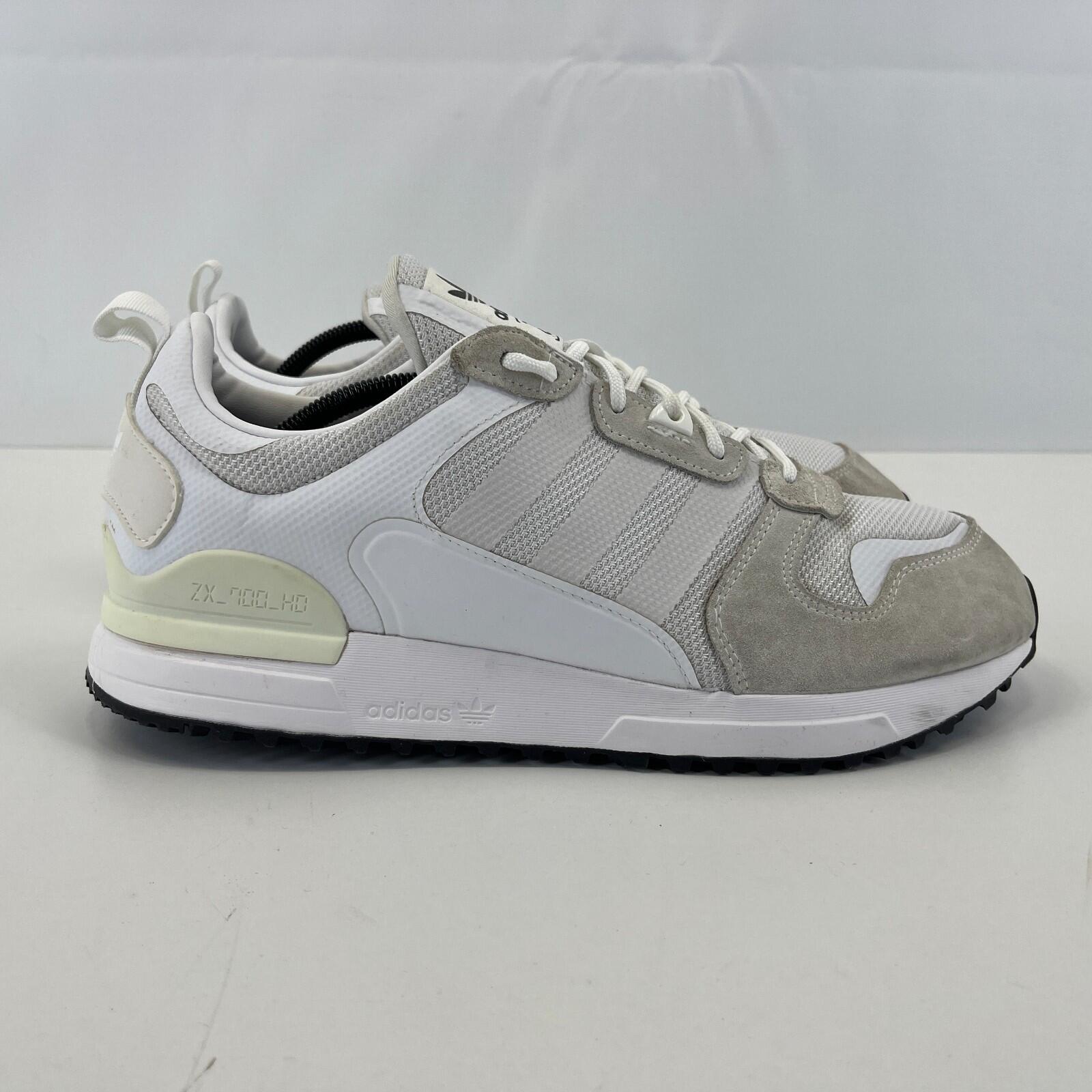 Adidas ZX 700 HD Trainers UK Men's size 12 White Mesh Running Shoes Gym Casual