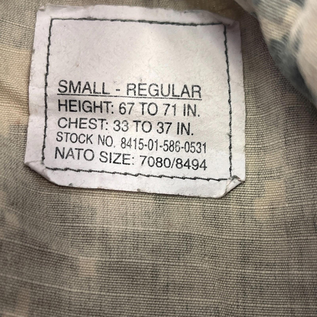 US Army Digital Camo Hot Weather Combat Jacket Ripstop US size Small-Reg - UK M