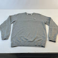 Nike Pullover Sweatshirt Grey Long Sleeve All Seasons Logo size Small