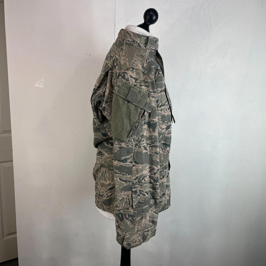 US Air Force Tactical Flight Duty Uniform Jacket Tiger Stripe BDU Medium Short