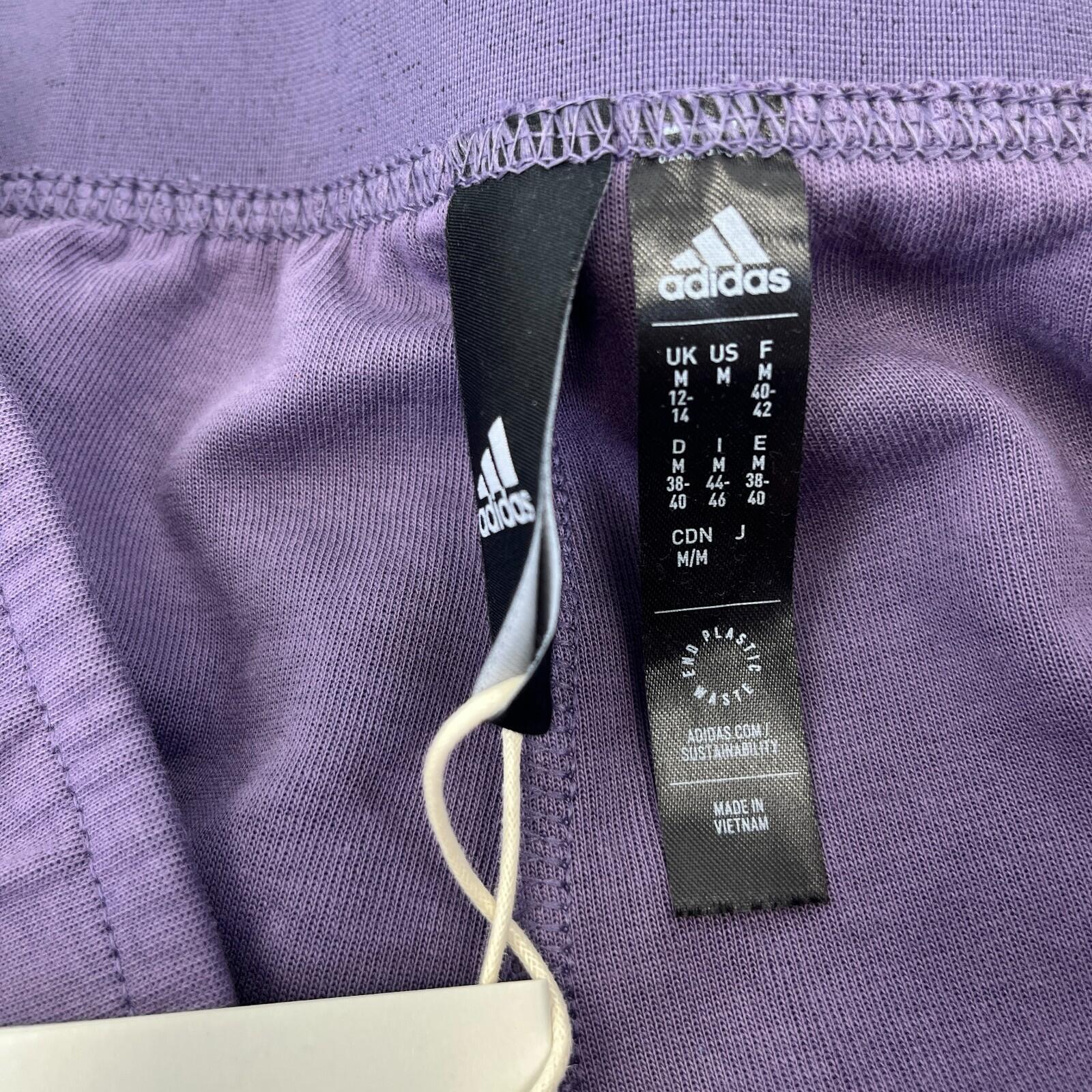 Adidas Women's Purple Jogging Pants Joggers Track Bottom size 12 (M) - New