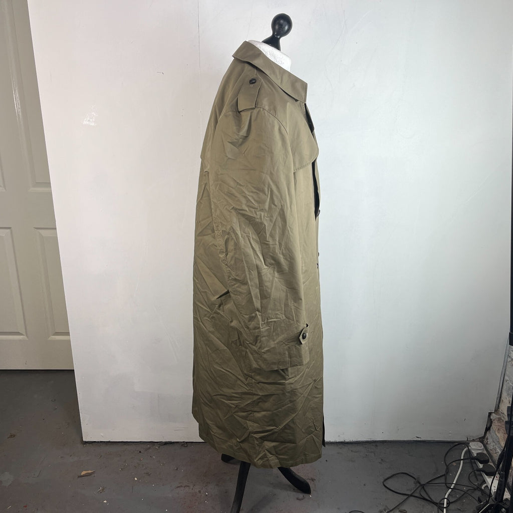 Dutch Army Military Trench Coat inc Removable Quilt Liner Khaki Green EU size 57