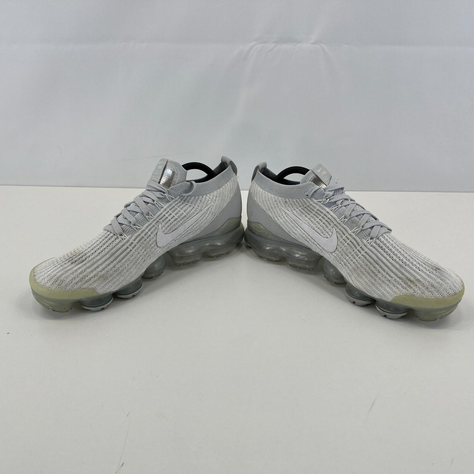Nike Air Vapormax Flyknit 3 Platinum Light Grey 2019 size U.K 9.5