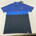 Authentic Glasgow Rangers FC Castore Travel Pique Polo Shirt size S Blue
