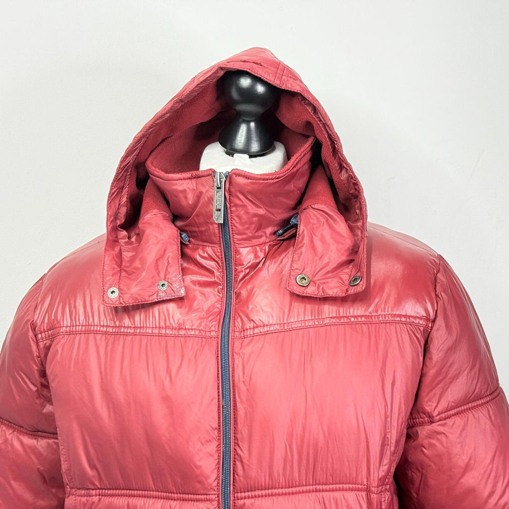 Sublevel Original Collection Men's Gear Chunky Puffer Jacket Terracotta Red L