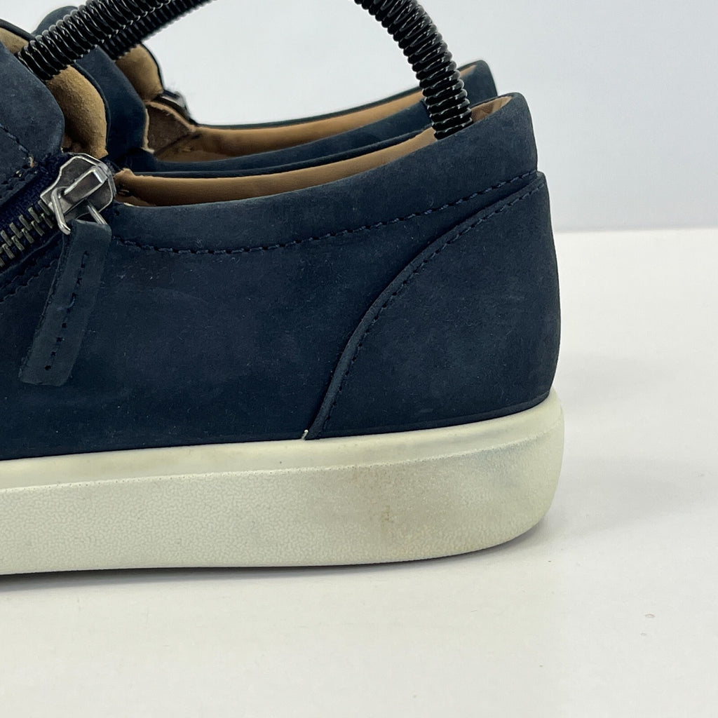 Hotter Daisy Women's Navy Blue Nubuck Perforated Slip On Comfort Shoe UK 5.5 STD