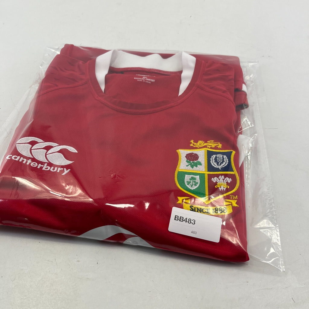 Canterbury British & Irish Lions 2021 Pro Rugby Jersey Shirt Red Size XL