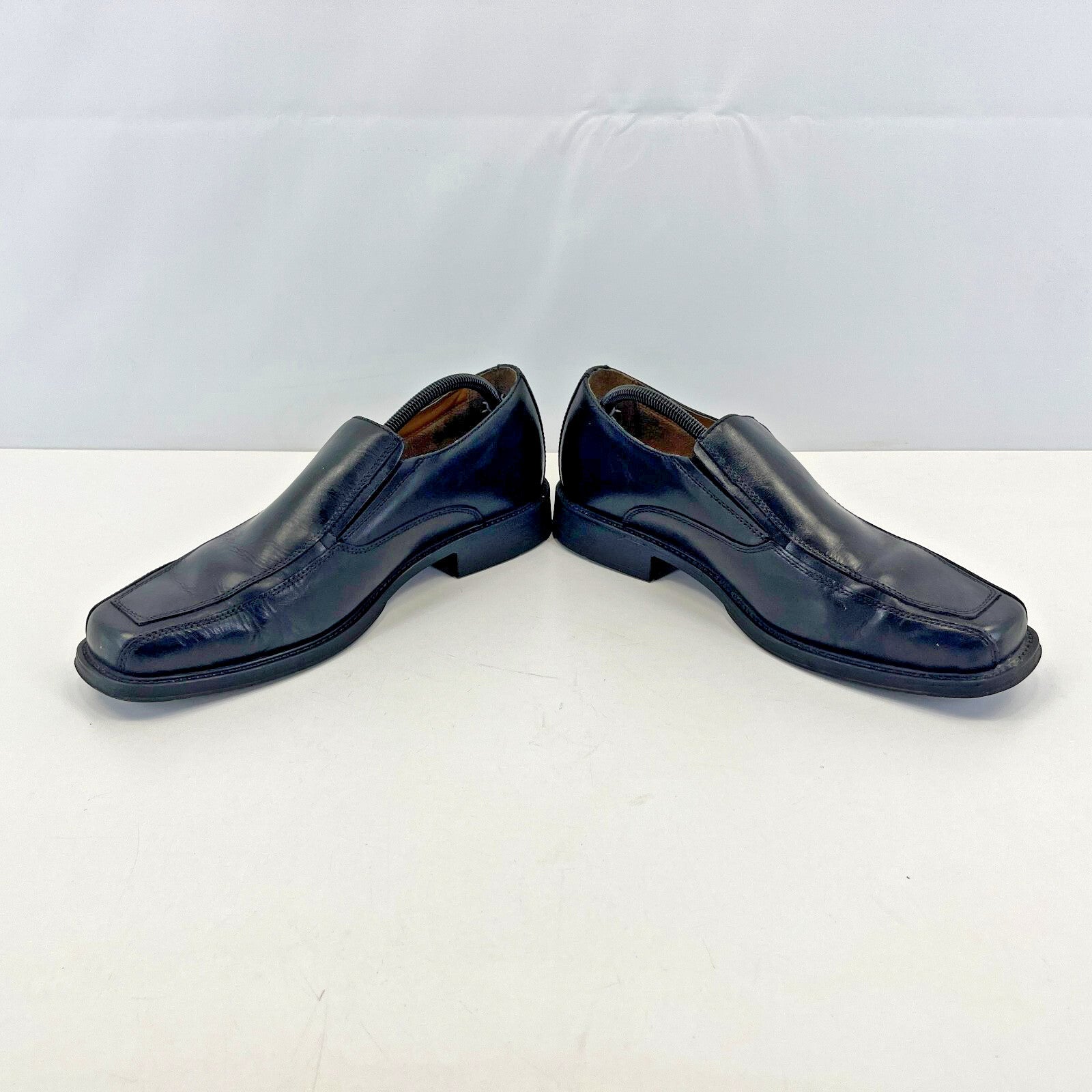 Clarks Ultimate Comfort Collection Men's Leather Slip On Shoes in Black size 9 G