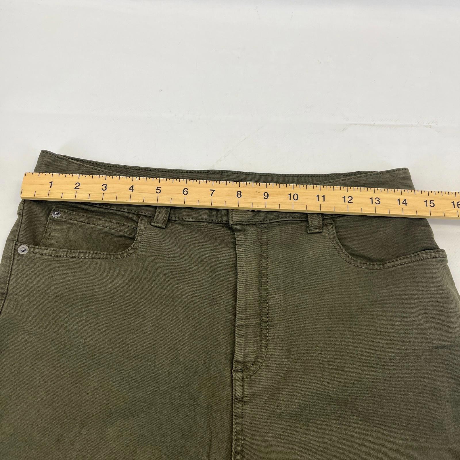 Marks & Spencer Khaki Green Super Skinny Jeans UK Women's size 12R - NWOT