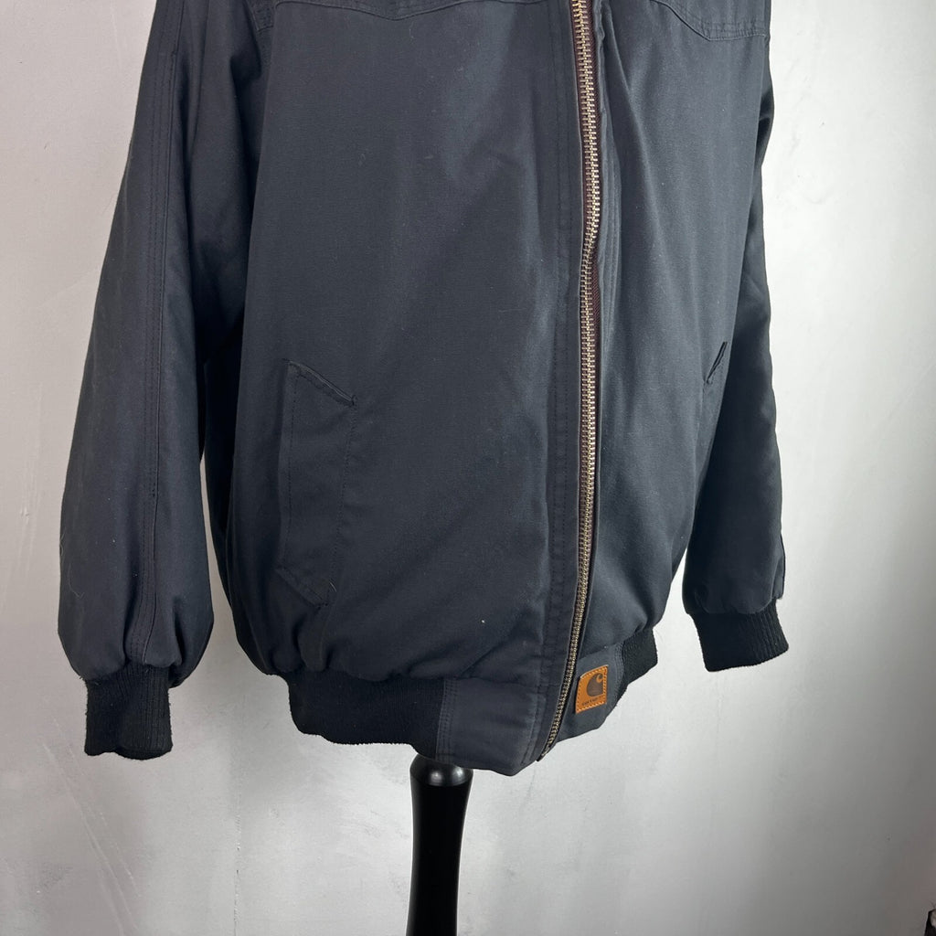 Carhartt Men’s Thermal Quilted Chore Jacket Black size XL VGC Americana