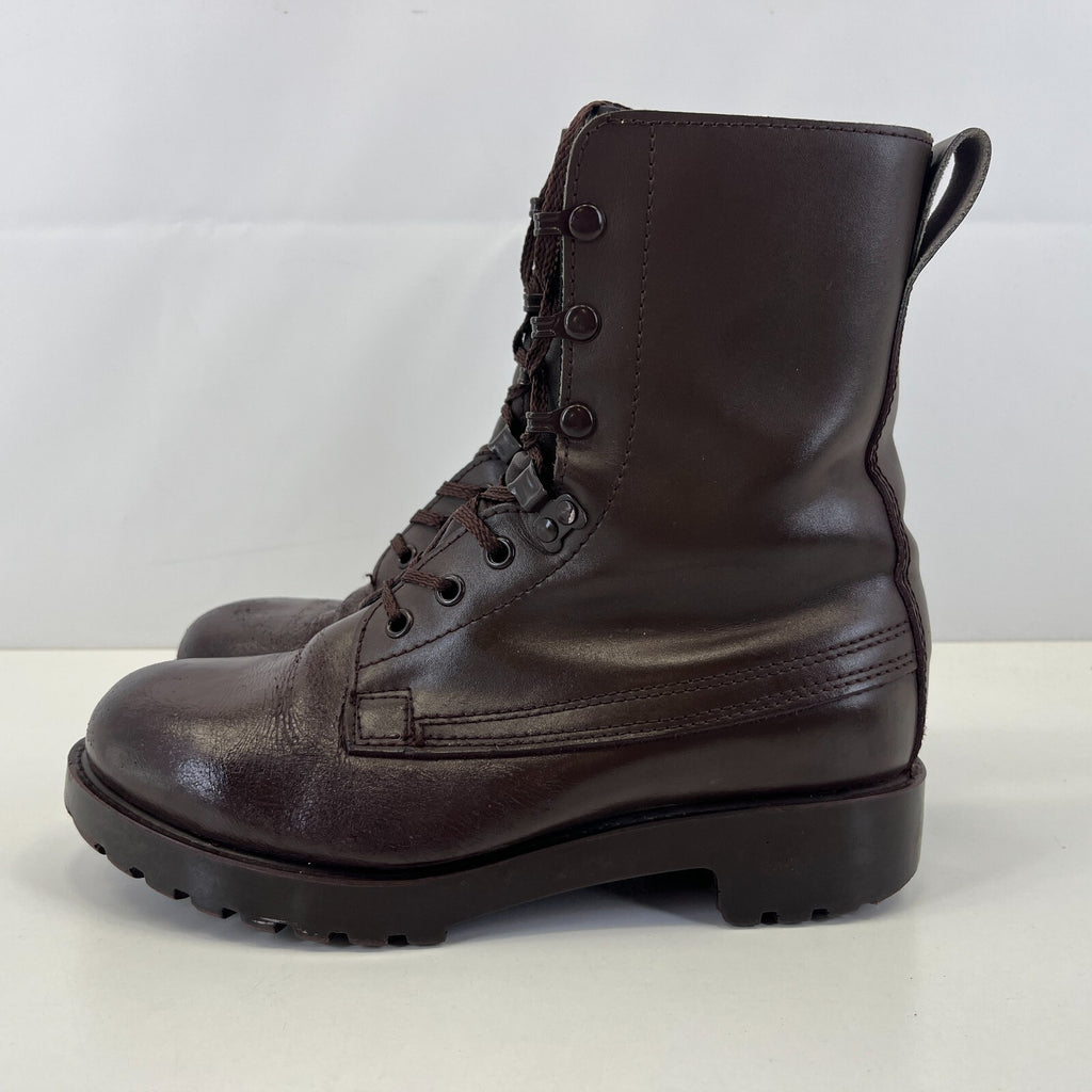 British Army Brown Assault Boots Combat High Leg Leather size 7 L
