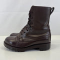 British Army Brown Assault Boots Combat High Leg Leather size 7 L