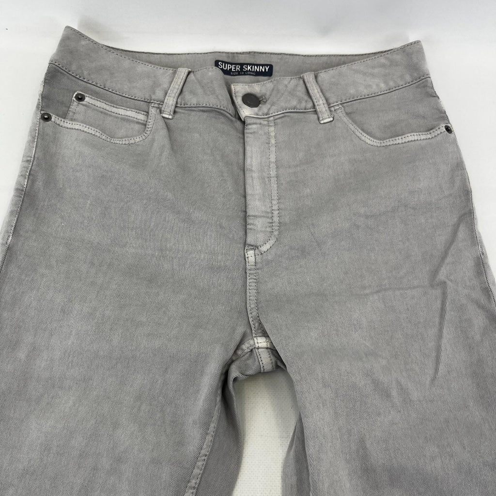 Marks & Spencer Light Grey Super Skinny Jeans - UK size 10L - BNWOT