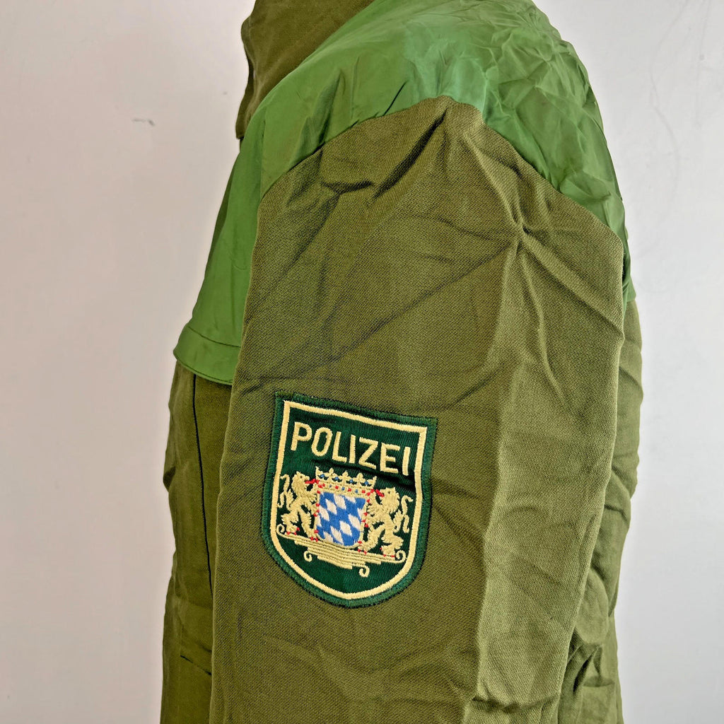 Vintage 1983 Wagner & Co German Polizei Police Heavy Jacket size EU 50 (UK Large) + Badge