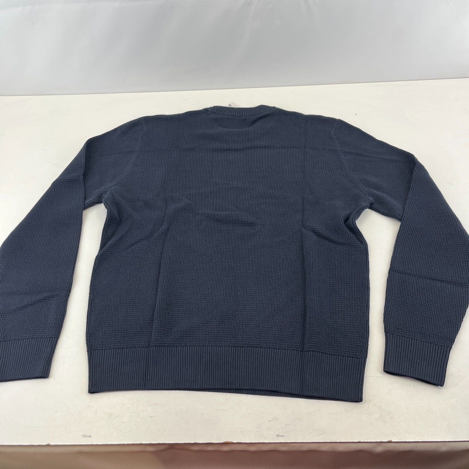 Farah Men's Navy Blue Cotton Crew Neck Pullover Jumper size XL
