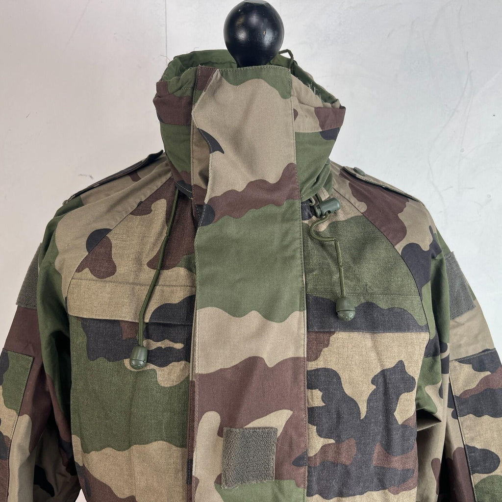 French Military Army Gore Tex Jacket Waterproof Camouflage size 88L + Stow Hood