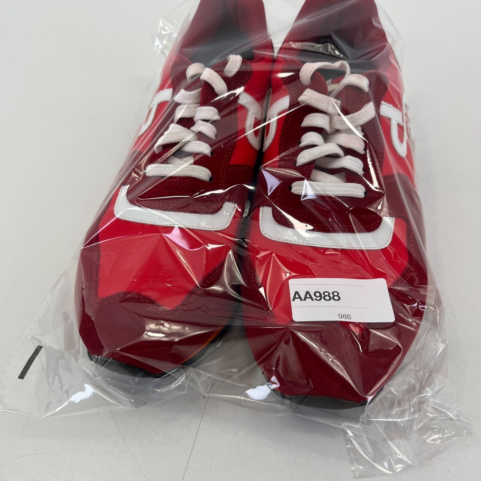 OPP France Men's Trainers in Red UK size 8.5 - Near Mint